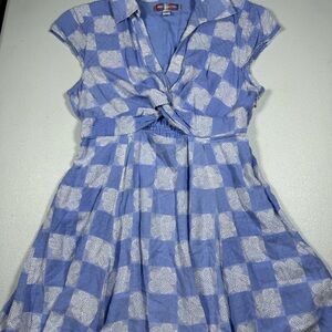 Urban Outfitters Blue and White Mini Dress